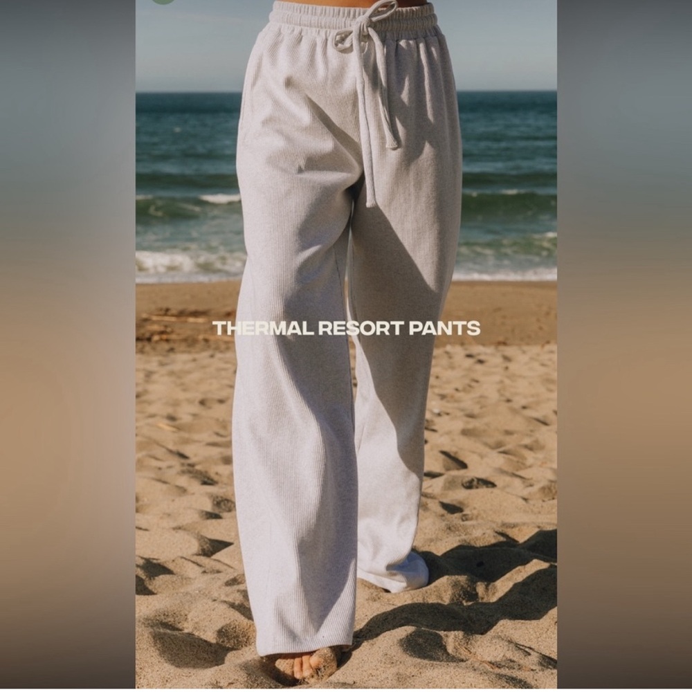 NWT Daily Drills Thermal Resort Pants - Grey